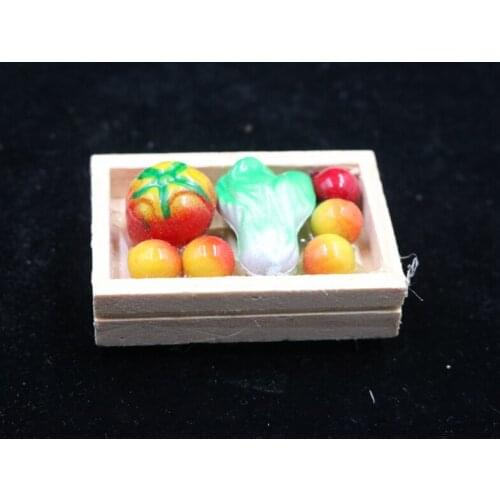 G07-X322 children baby gift Toy 1:12 Dollhouse mini Furniture Miniature rement Doll accessories vegatbles 5010 1pcs