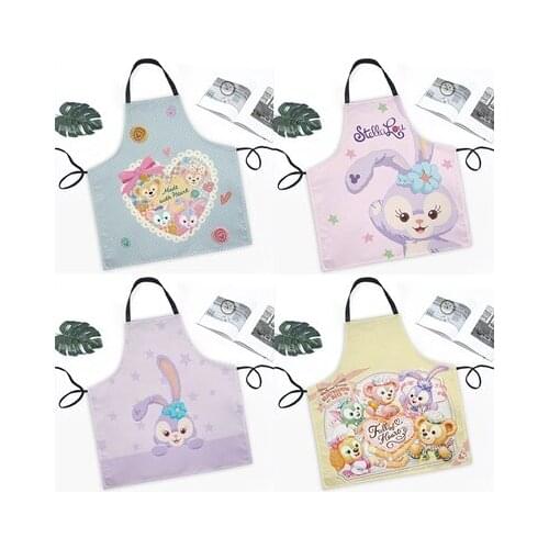 Disney Duffy StellaLou ShellieMay Anime Action Figures Cartoon Products Accessories Customized Bib Apron Cooking Unisex Gifts
