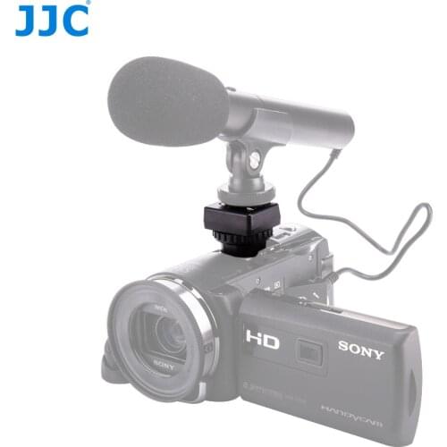 JJC LED Light Stand Bracket Camcorders Microphone Monitors Moubt Camera Hot Shoe Adapter for Sony ZV-1 HDR-PJ610E HDR-CX900E