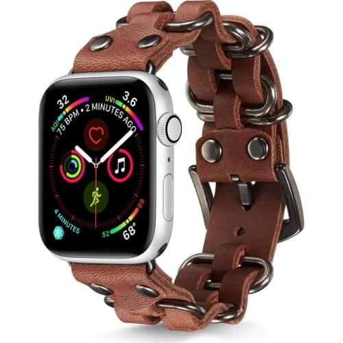 Retro Leather watch band strap for apple watch 1 2 3 4 5 iwatch watchbands 38mm 42mm 40mm 44mm