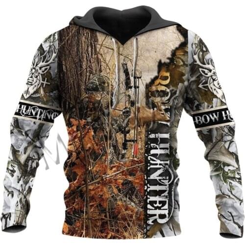 Fashion Deer Hunter Colorful Camo Men Women Casual Tracksuit 3D Print Leisure Streetwear / Hoodie / Sweatshirts / Jacket / s-33