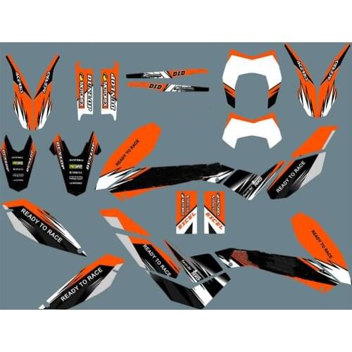 For KTM 690 SMC 2011-2008 3M STICKERS motorcycle TEAM GRAPHICS BACKGROUNDS DECALS For KTM SMC 690 SMCR 690 2011 2010 2009 2008