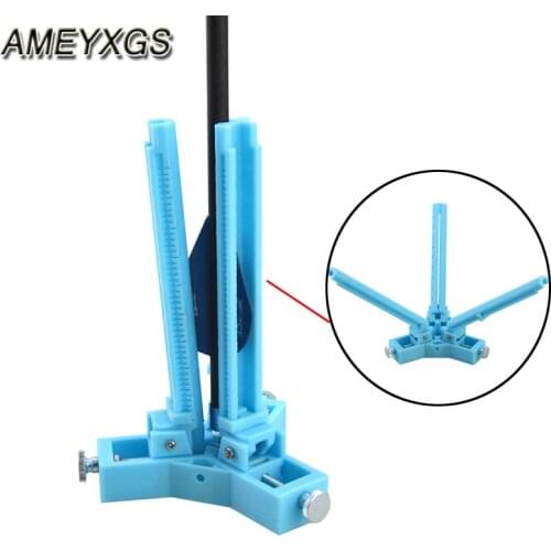 Archery Fletching Jig Arrow Feathers DIY Tool Hunting Shooting Archery Accessories Adjustable Plastic Bonding Feather Tool