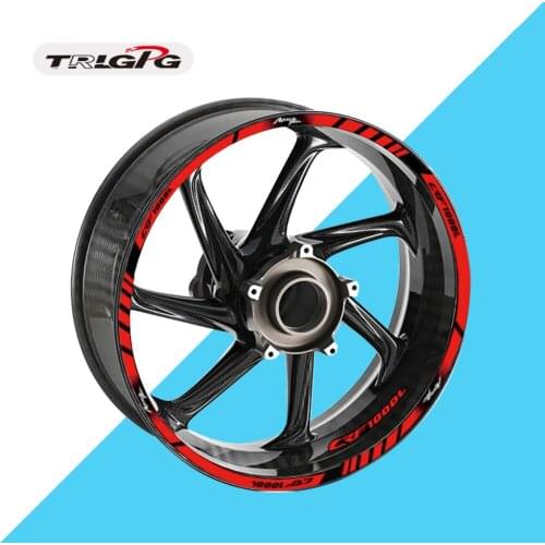 New motorcycle front rear wheel stickers reflective decorative outer ring are suitable for Honda CRF1000L Africa Twin crf