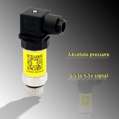 Absolute pressure transmitter 0.5 4.5v, 5v pressure sensor, range 1 bar, 1.6 bar, 4 bar, 6 bar, 10 bar, 16 bar, 25 bar absolute