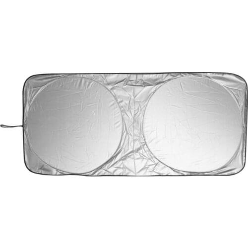 VODOOL 150x70cm Car Windshield Sunshade Front Rear Window Sun Shade Visor Shield Cover Solar UV Protection Curtain parasol coche