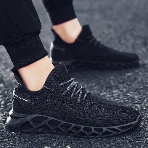 Zapatos trainers sale solid sapatos causal leisure s mesh sneaker Fashion comfortable knitting for sapato fashion para white 39