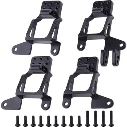 Aluminum Front & Rear Shock Tower Hoops Bracket Shock Absorbers Mount For 1/10 RC TRAXXAS TRX-4 TRX4 RC Crawler Car