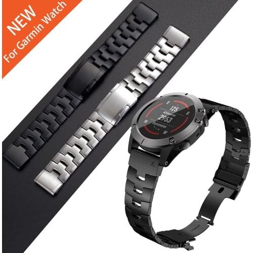 For Garmin Fenix 6 Quick Release Titanium alloy Stainless steel band 6x Pro 5 5x plus Strap MARQ/Enduro Belt Bracelet watchband