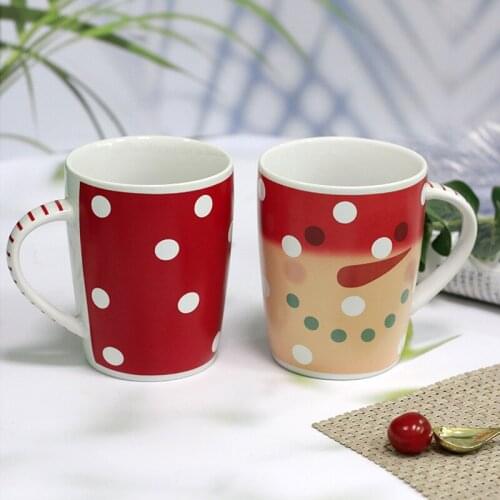 Temperature Sensing Color Changing Cup Creative Gift Mark Cup Coffee Ceramic Color Changing Water Cup Mugs Coffee Cups