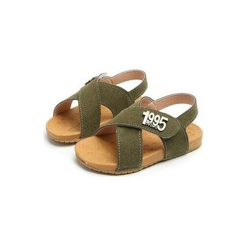 Childrens sandals kids Shoes kids sandals 2018 new boys beach shoes army green black size 21-30 wholesale hot new