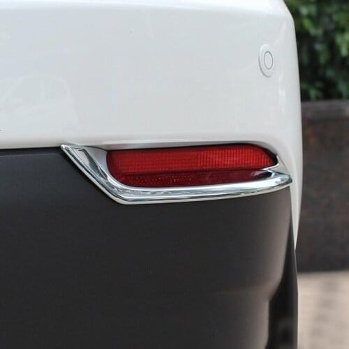 For Lexus NX 200t 300h 2015 2016 2017 ABS Chrome Rear Reflector Fog Light Foglight Lamp Cover Trim Molding Accessories