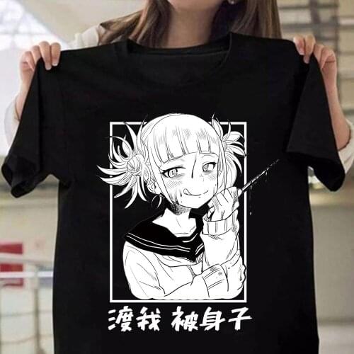Harajuku Graphic T Shirt My Hero Academia Anime Himiko Toga T-shirt Graphic Top