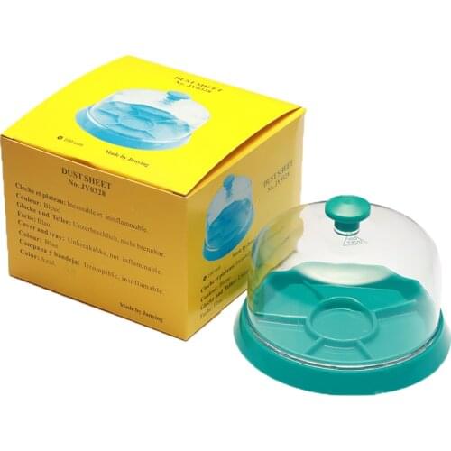 Watch Parts Box 6 Grid Spare Protector Movement Dust Cover Tray Acrylic Trinkets Holder Watch Movement Repair Tools Jewelry