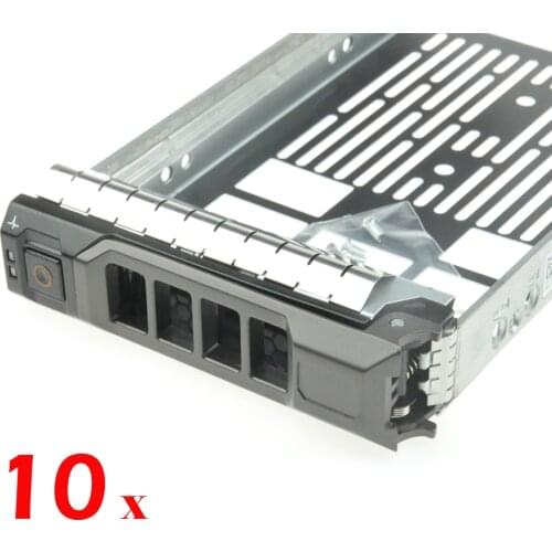 10 pcs F238F 3.5" SAS/ SATA Tray Caddy R710 R610 R410 T710 T61 T610 0F238F G302D X968D