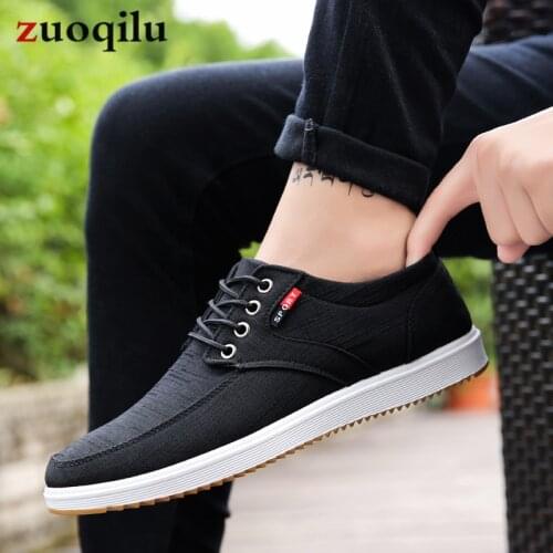 Men Casual Shoes 2020 Summer Canvas Shoes Men Breathable Casual Canvas Men Shoes Walking Men Shoes Chaussure Homme Factory sales