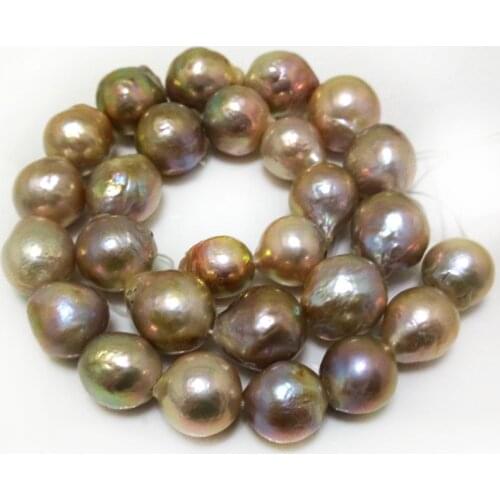 16 inches 18-22mm Natural Lavender Baroque Pearl Loose Strand