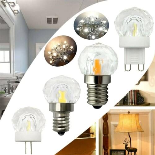 New Modern Dimmable LED Crystal Light Bulb G4 E12 E14 G9 4W Replace 35W Halogen Lamp Warm/ Cold White LED Chandelier Bulbs