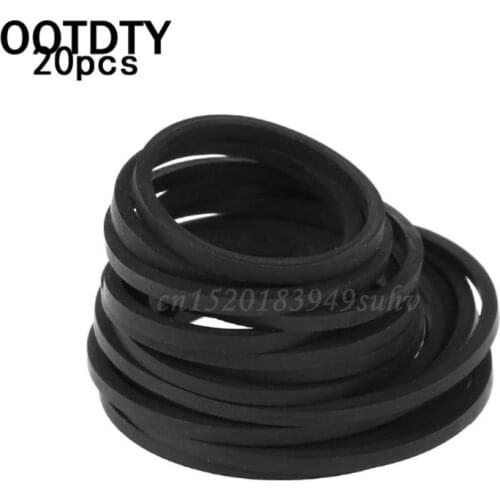 OOTDTY 20PCS 25-170mm Assorted Common Rubber Belt Mix Cassette Tape Drive Belt for DVD