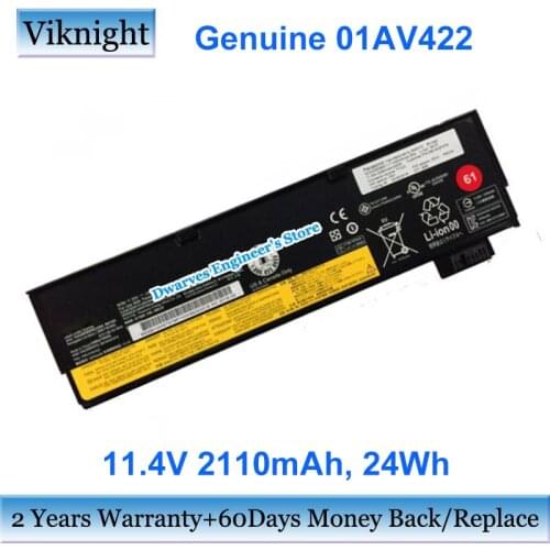 Genuine 01AV422 Laptop Battery 11.4V 2110mAh For Lenovo 01AV423 01AV424 01AV425 01AV426 01AV427 01AV428 01AV452 01AV460 01AV490