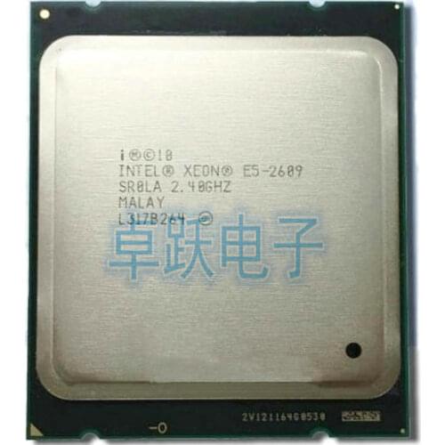 Original Intel Xeon E5-2609 2.4GHz 10M 6.4GT/s 4 Core DDR3 1066MHz FCLGA2011 TPD 80W CPU Processor free shipping