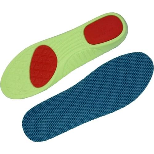 Eva Elastic Insoles Breathable Shoes Insoles for Men and Women Sports Function Insert Heel Cushions Shoe Pads