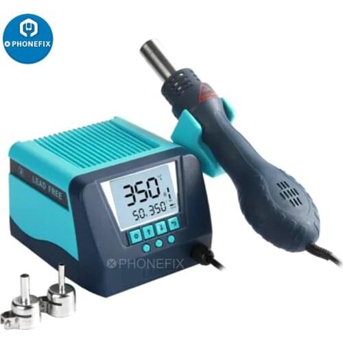 Bakon Bk880 Hot Air Gun Rework Station Digital Display Lead-Free Electric Solder iron for Phone PCB BGA SMD Soldering Station