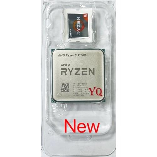 AMD Ryzen 5 3500X R5 3500X 3.6 GHz Six-Core Six-Thread CPU Processor 7NM 65W L3=32M 100-000000158 Socket AM4 New but without fan