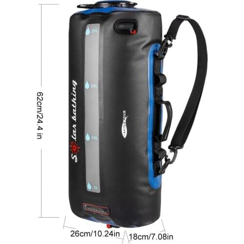 Outdoor Portable Hot Shower Bag Shower Bag Camping Shower Bath Water Bag Solar Heating Shower Bag Camping Equipment кемпинг