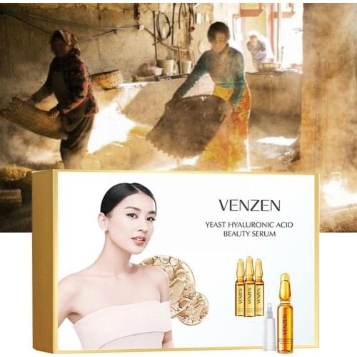 Face Serum Hyaluronic Acid Essence Moisturizing Whitening Pore Skin Contractive Silky Face Deep Cream Care K8M2