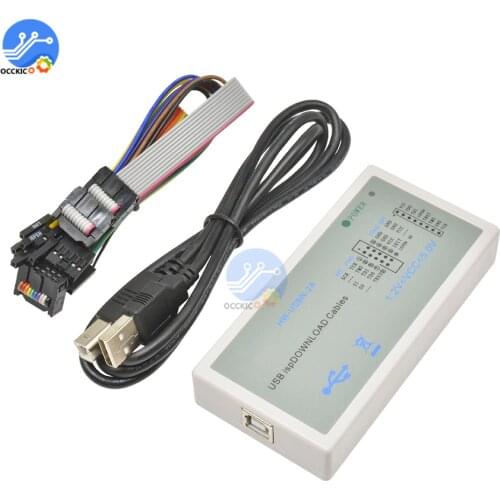 USB ISP Download Cable for JTAG SPI Programmer ISP Download Cable with USB Cable Jumper Wire forJTAG Line for FPGA CPLD