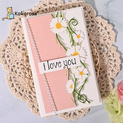 Kokorosa Chrysanthemum Cutting Dies Metal Dies Scrapbooking Album Card Making Embossing Stencil Diecuts New 2021