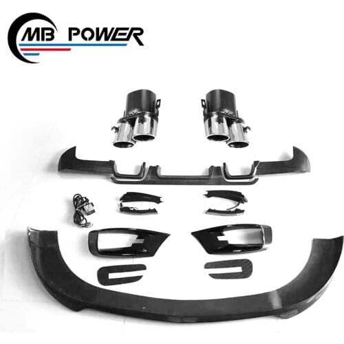 High quality PP material V class w447 vito V260 V250 body kit for w447 vito V260 V250 front Lip Diffuser muffler tips