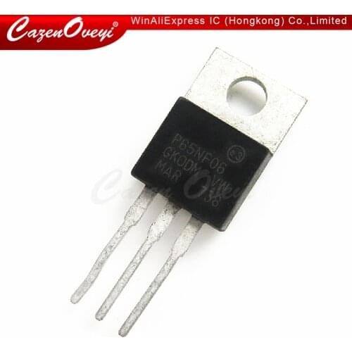 10pcs/lot STP65NF06 P65NF06 65NF06 60V 60A N-CH TO-220 In Stock