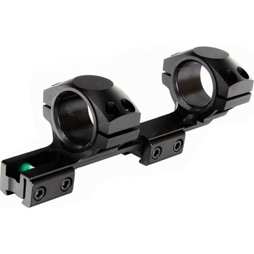 11mm 3/8" Dovetail Rail Airgun Hunting Riflescope Rings 1 Inch 25.4/30mm Offset Tactical Scope Mount with Bubble Level