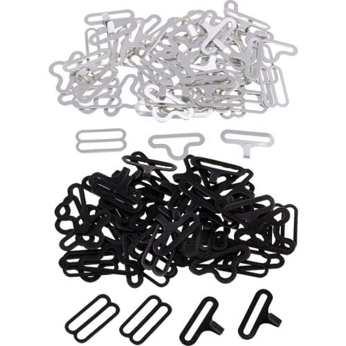 20 Sets DIY Bow Tie Clip Hardware Necktie Strap Cravat Clips Hook Fastener