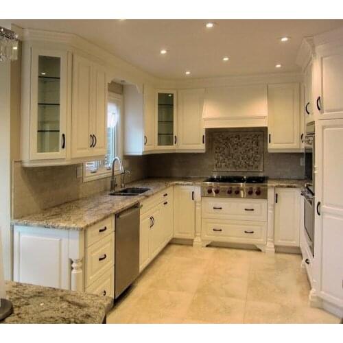 2017 traditional solid wood kitchen cabinets retail wholesales cheap priced customized made kitchen furnitures S1606091