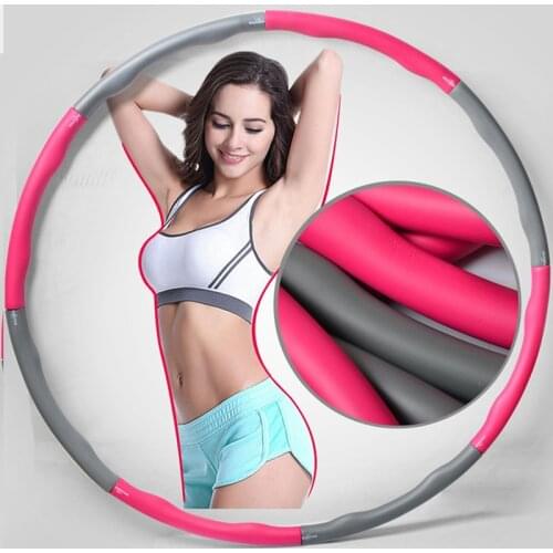 8 Section Adjustable Sport Hoops Abdominal Thin Waist Exercise Rim Yoga Gym Equipment Gym Home Massage Ring Weight Loss Circle