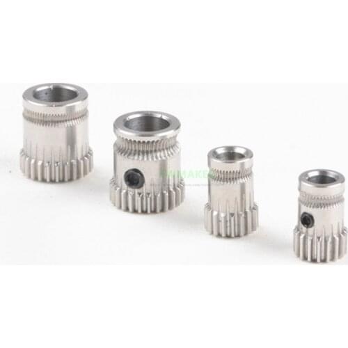 Bdtech / Prusa i3 MK3 Extruder Drive Wheel Gear 17 tooth 25 tooth Stainless Steel Bore 5mm/8mm For 1.75mm 3D printer parts