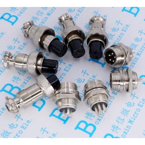 GX12-2 core 3 core 4 core 5-core plug RS765 connector air outlet openings 12MM