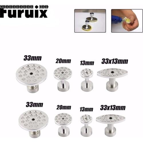 Tools 4 Size 8pcs Auto Tool Kit Aluminum Glue Puller Tabs For Car Dent Paintless Repair Dent Removal Hand Tools