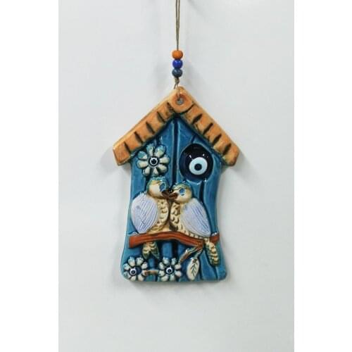 Ceramic Home Decorative Craft Wall Ornament Evil Eye