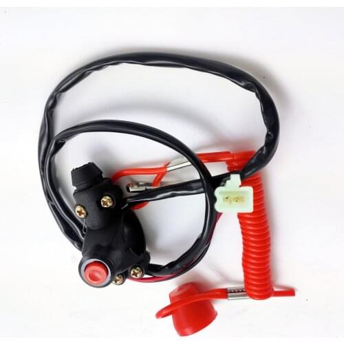 Kill Stop Switch Safety Kill Switch with Tether Pull Cap for Tao Tao