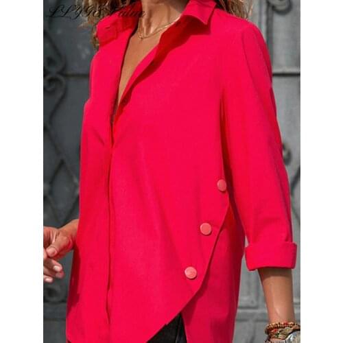 LLYGE Red Blouses