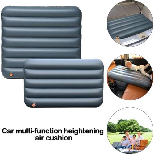 Car Inflatable Mattress Portable Travel Camping Air Bed Foldable Trunk Cushion Pocket Portable Inflation Cushion