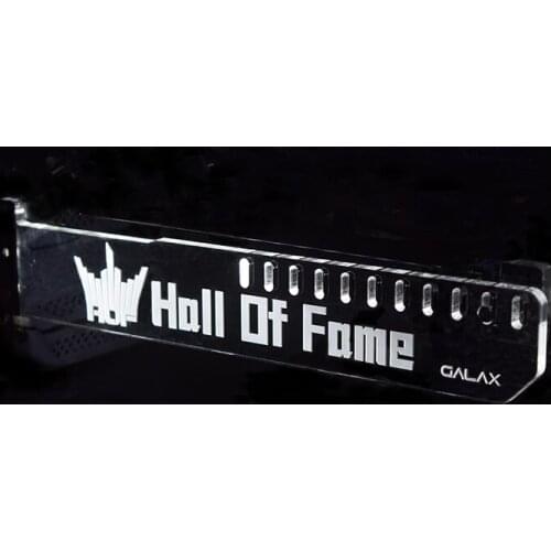 New White Extended Version For Holl Of Fome GALAX LED Luminous Computer Main Box Graphics Cards Support Frame Display Card HIS