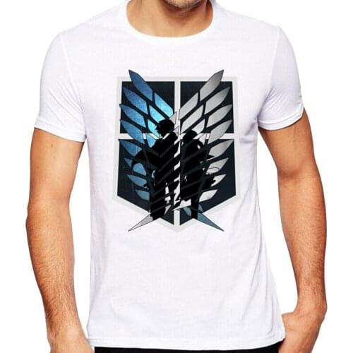 2020 Mens New Fashion Wings of Freedom Design Short Sleeve T-Shirt Cool Tops Hipster Tee Shirts