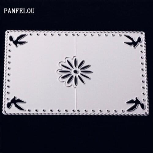 PANFELOU Chrysanthemum panel metal crafts paper die cutting dies for Scrapbooking/DIY wedding Halloween Hand account cards