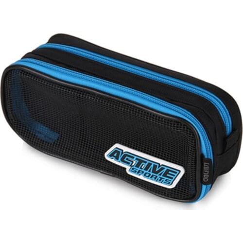 DL 31706 students effective multifunctional high-capacity mesh pen pencil pencil case Korean minimalist style