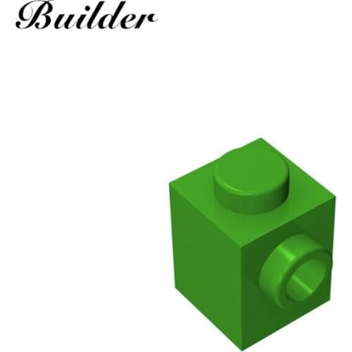 Building Blocks 87087 Brick Special 1x1 with Studs on 1 Side 10pcs Parts DIY Technological Bulk Model Toy Compatible Major Brand